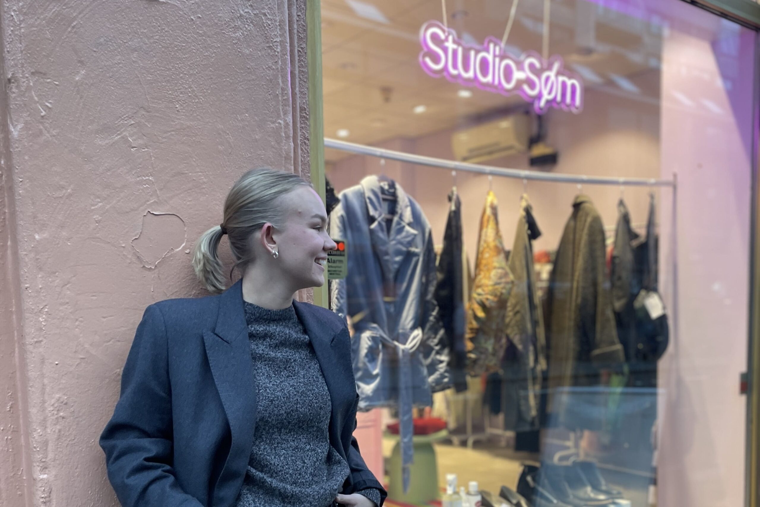 Utenfor lokalene til Studio Søm på Grunerløkka