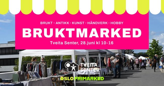 Bruktmarked på Tveita senter 28. juni