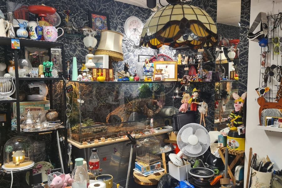 akvarium og annet nips hos gunstig gjenbruk på ulven