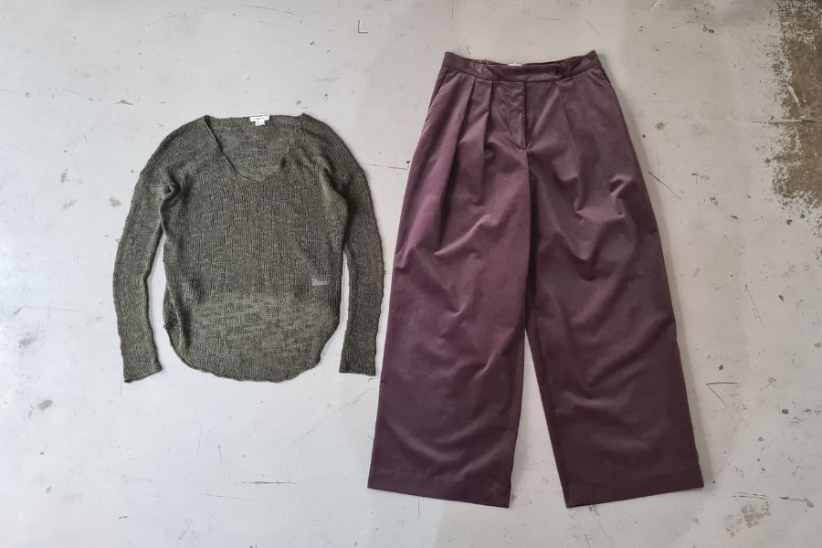 bukse og overdel hos studio monolitt i oslo sentrum