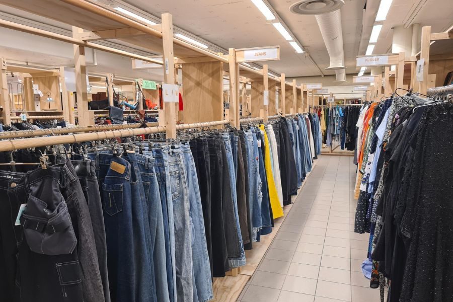 Bukseavdelingen hos Det Gule Hus Flagship