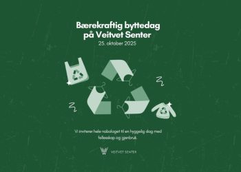 Plakat for byttedag på Veitvet Senter