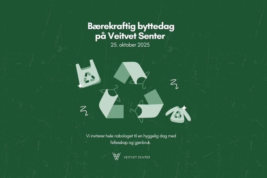 byttedag på veitvet Plakat for byttedag på Veitvet Senter