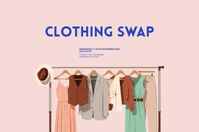 clothing swap plakat