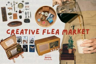 creative flea marked poster