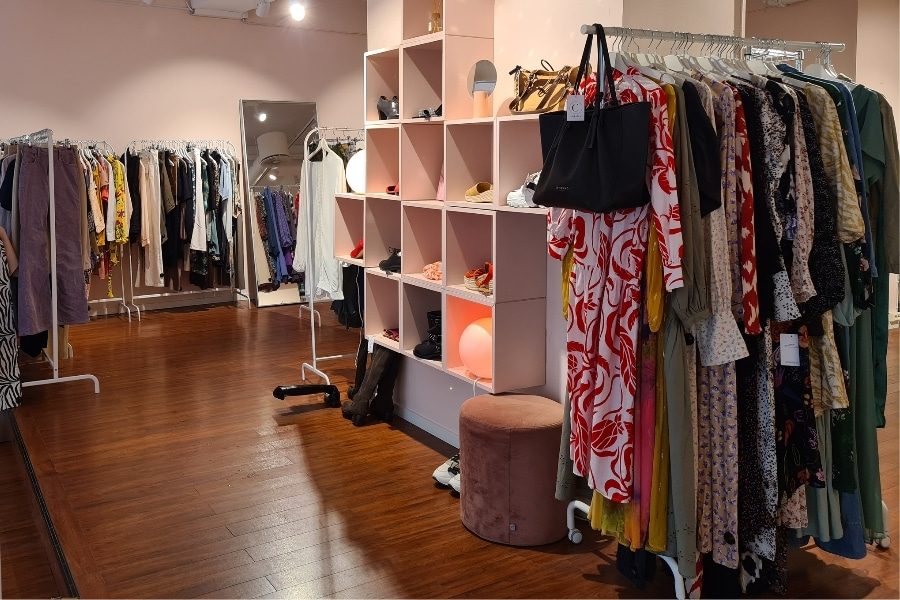 Lokalene er dekorative hos Cirkulær i Universitetsgata.