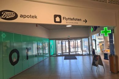 Veibeskrivelse til Flyttofoten bruktbutikk på Oppsal senter