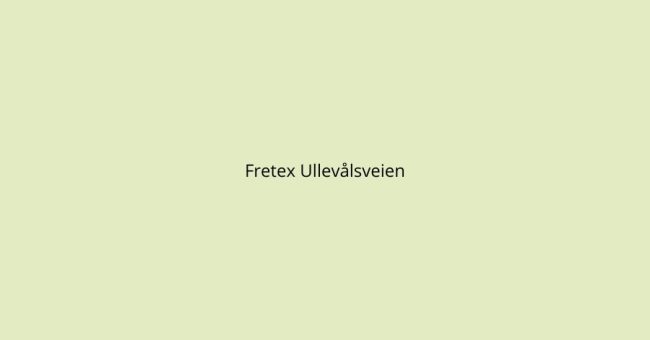 Plakat for Fretex Ullevålsveien