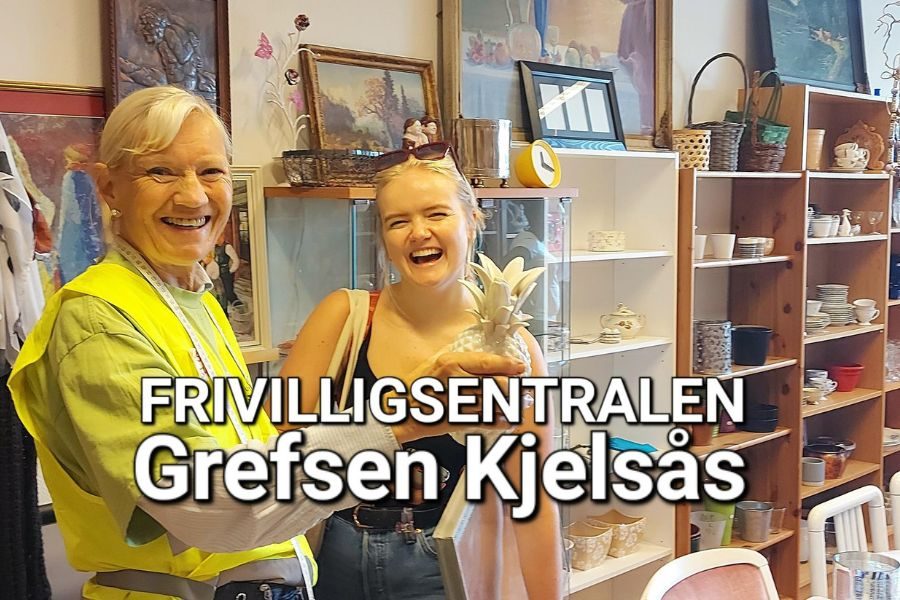 To damer som er fornøyde på Frivilligsentralen Grefsen Kjelsås