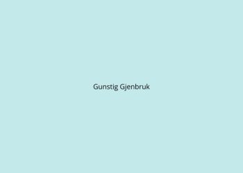 Plakat for Gunstig Gjenbruk