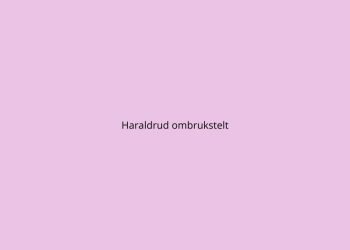 Plakat for Haraldrud ombrukstelt