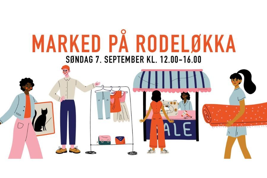 Plakat av høstmarked på Rodeløkka
