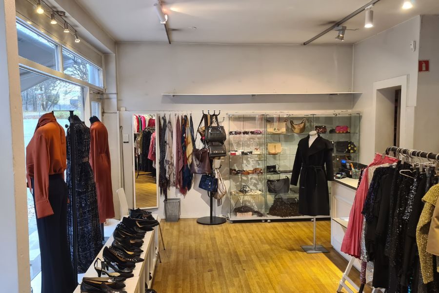 inngangspartiet hos usato second hand på røa