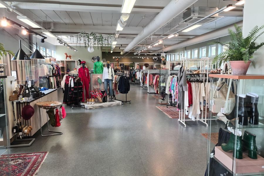 Stor klesavdeling på Fretex Alnabru