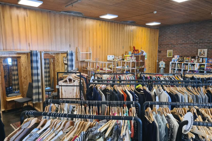 Stor klesavdeling på NMS Gjenbruk Lilleborg