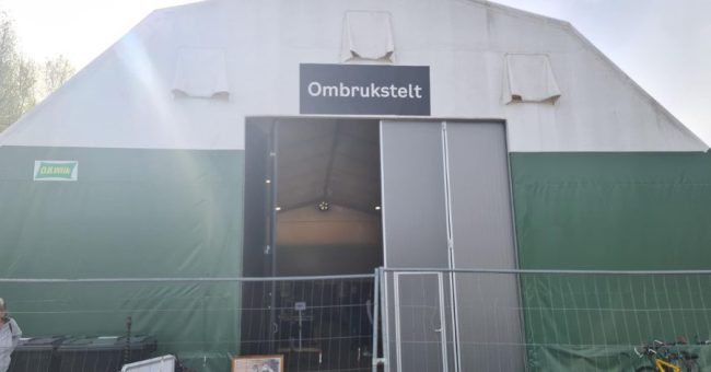 Ombruksteltet på Grønmo