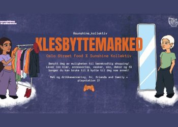 plakat for klesbyttemarked på oslo street food plakat for klesbyttemarked på oslo street food