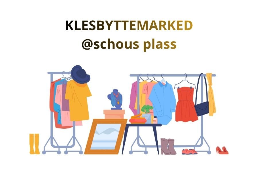 plakat for klesbyttemarked på schous plass plakat for klesbyttemarked på schous plass