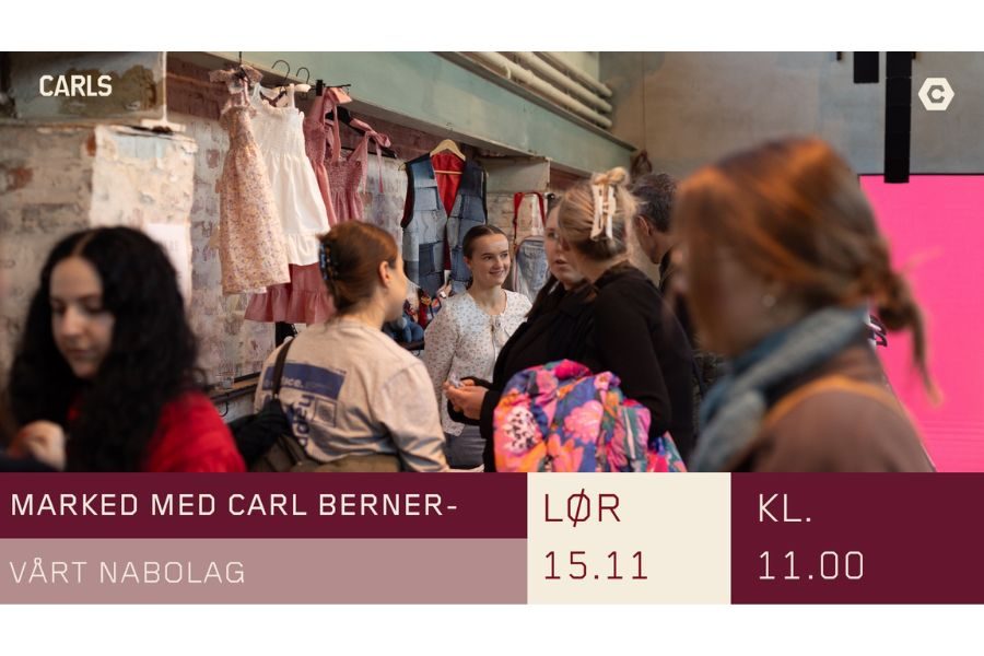 plakat for marked på carls Plakat for marked på Carls på Carl Berner