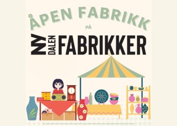 Plakat for marked på Nydalen Fabrikker