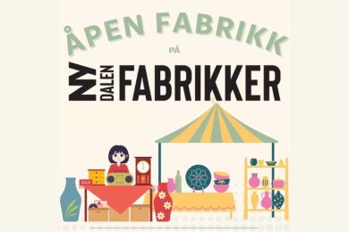 Plakat for marked på Nydalen Fabrikker