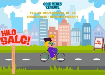 plakat for vintage kilo sale