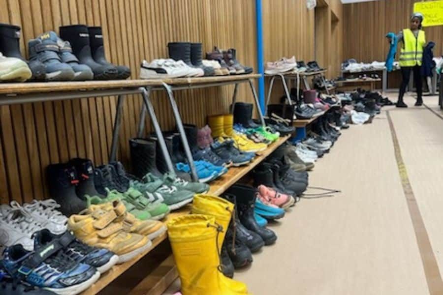 skoavdeling på loppemarkedet på tonsenhagen skole