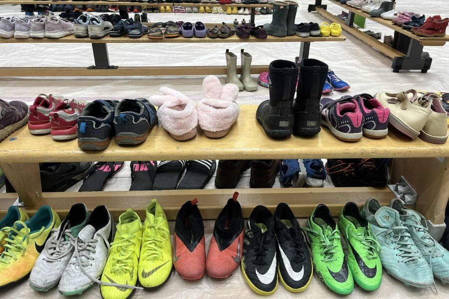 skoavdleing på loppemarkedet på ammerud skole