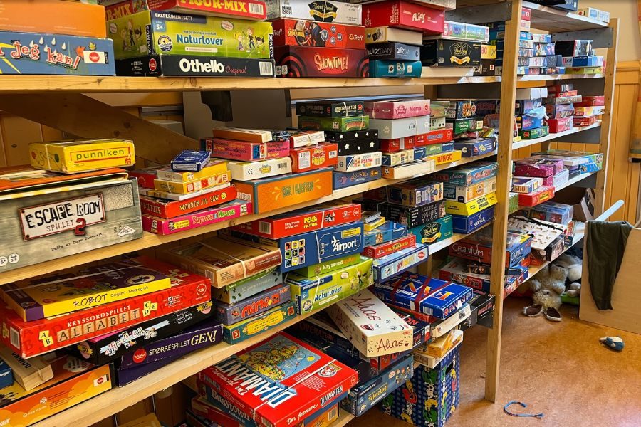 spillavdeling på loppemarkedet på nordstrand skole