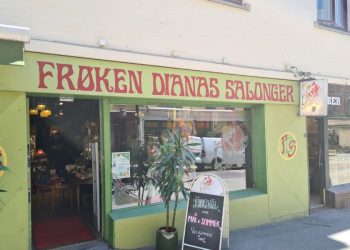 Utenfor lokalene til Frøken Dianas Salonger i Markveien på Grunerløkka
