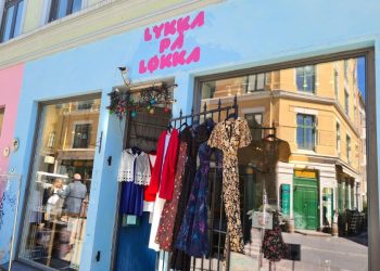 Utenfor lokalet til Lykka på Løkka i Markveien på Grunerløkka