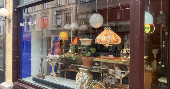 Utenfor lokalene til Inventarium på Grunerløkka