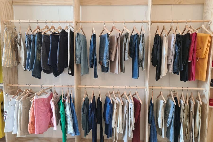 vintage bukser og shorts hos aces vintage på grunerløkka
